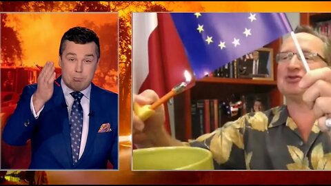 Cejrowski pali logo UE (Minęła 20 TVP INFO 2018/11/15)
