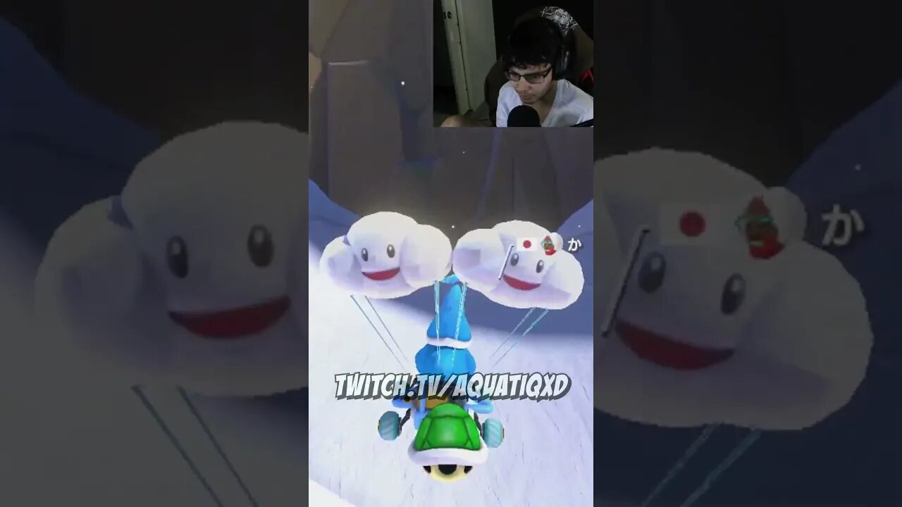 The most CHAOTIC Mario Kart Victory #shorts #gaming #mariokart #youtubeshorts