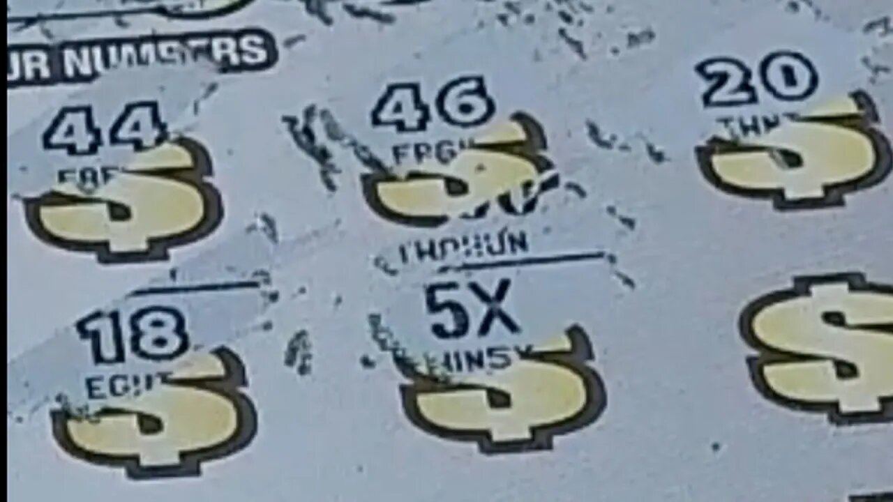 Three $20 Scratch Off Lottery Tickets Million Match Win!