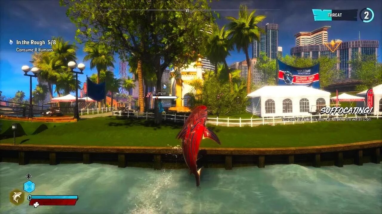 Maneater Pete like shark hunting Better than Golfing