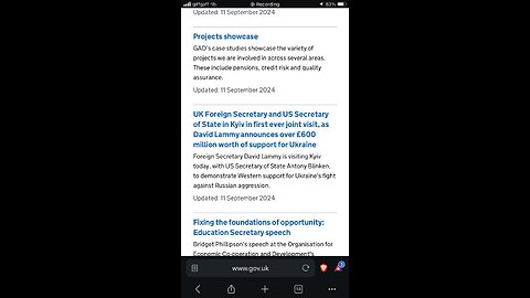 UK governemnt news : Funding war in Ukraine in millions and millions