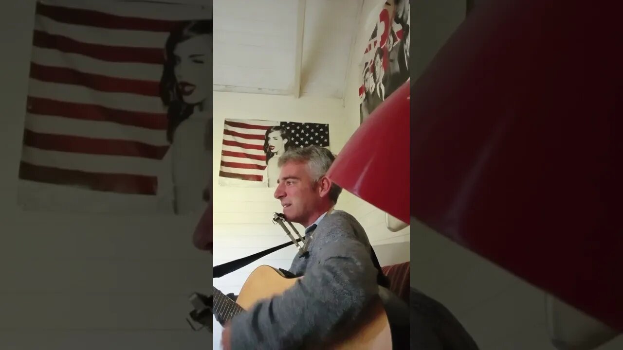 Andrew Brady let's his "madness" out by practicing the best song of the year ✌️🎸🇮🇪🇺🇸