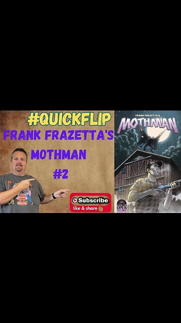 Frank Frazetta's Mothman #2 Opus #QuickFlip Comic Review Tim Hendrick,Andrea Mutti #shorts
