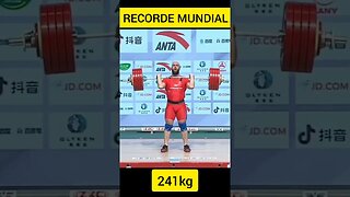 RECORDE MUNDIAL no Arremesso de 241kg de Ruslan Nurudinov (109kg) #Shorts