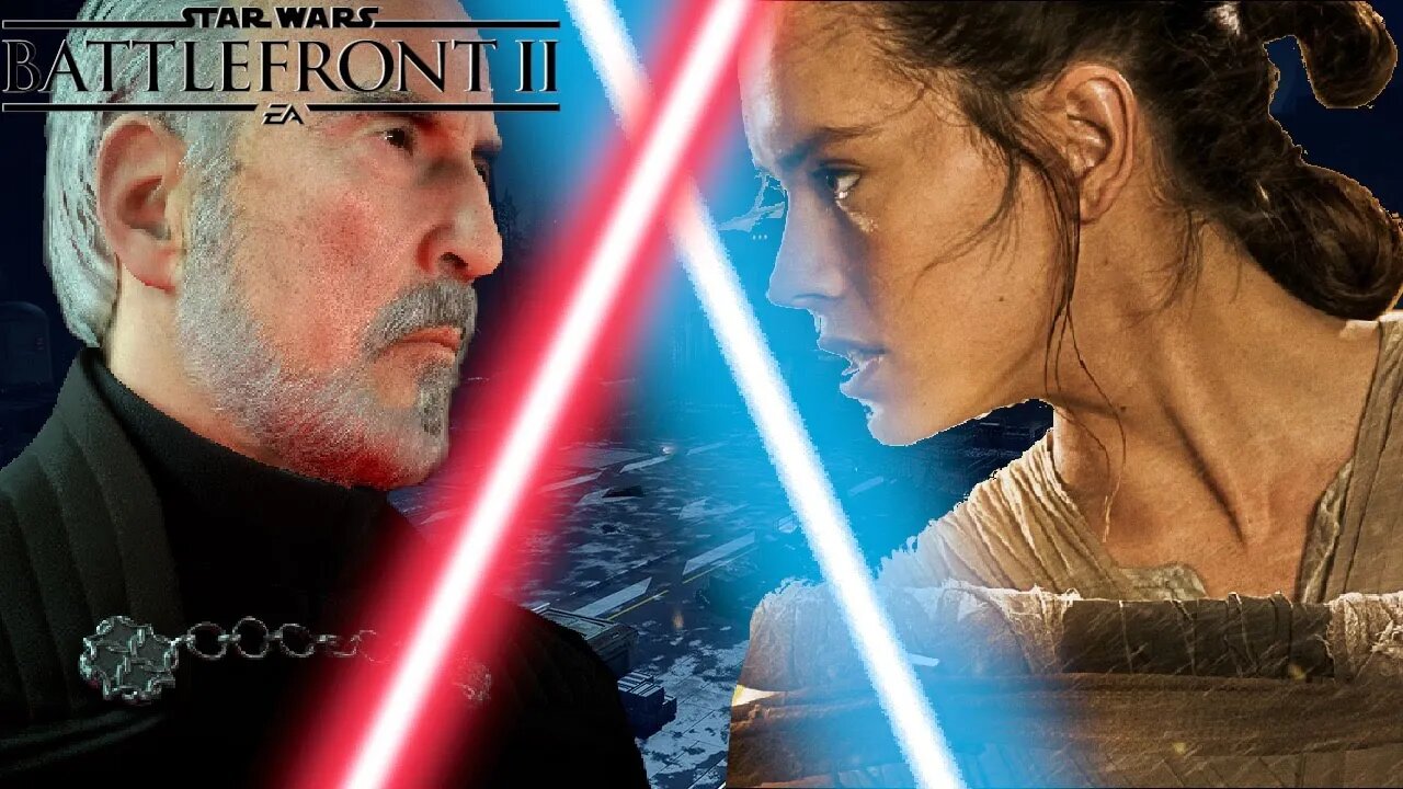 Could Rey Beat Count Dooku? | Star Wars: Battlefront II Gameplay