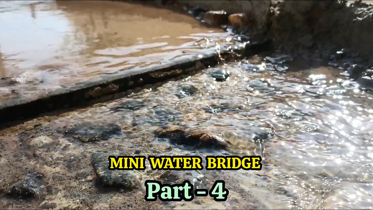 Amazing pillar construction for mini bridge