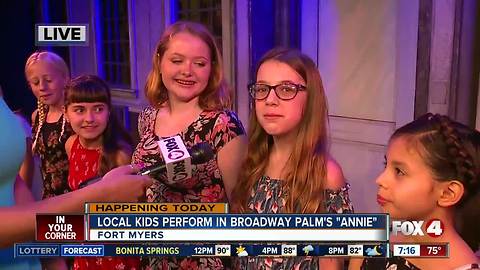 Broadway Palm cast performs 'Annie' The Musical - 7am live report