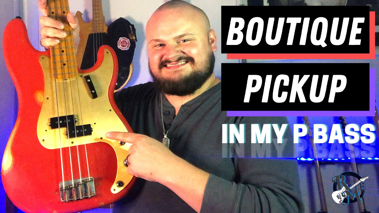 Putting a BOUTIQUE Pickup in my Fender P Bass