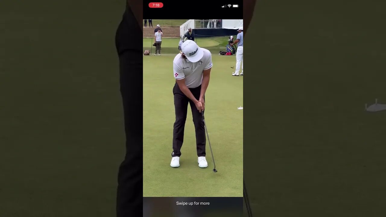 Cam Smiths putting stroke is lit! #camsmith #tomgillisgolf #golf