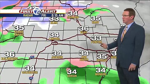 More rain than snow this weekend