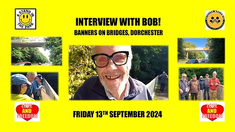Interview with Bob at Banners on Bridges, Dorchester!