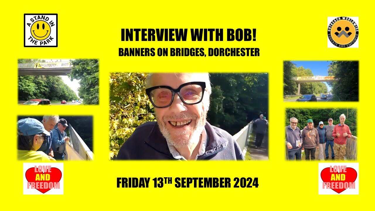 Interview with Bob at Banners on Bridges, Dorchester!