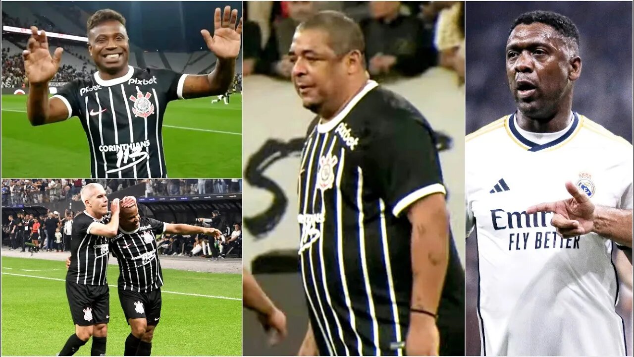 VAMPETA "DEITOU" E TEVE GOLAÇO! CORINTHIANS MASTERS 2 X 2 REAL MADRID LENDAS | MELHORES MOMENTOS