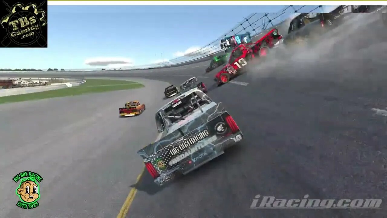 Accident at Dega #iracing