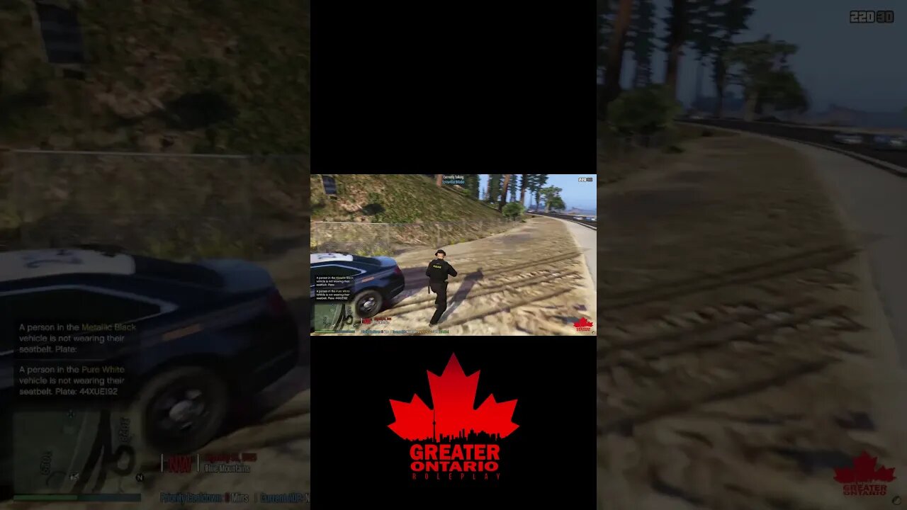 LivePD Canada #shorts #OPP Officers Quickly Takedown Shooters Following Ambush Attack #fivem #gta5rp