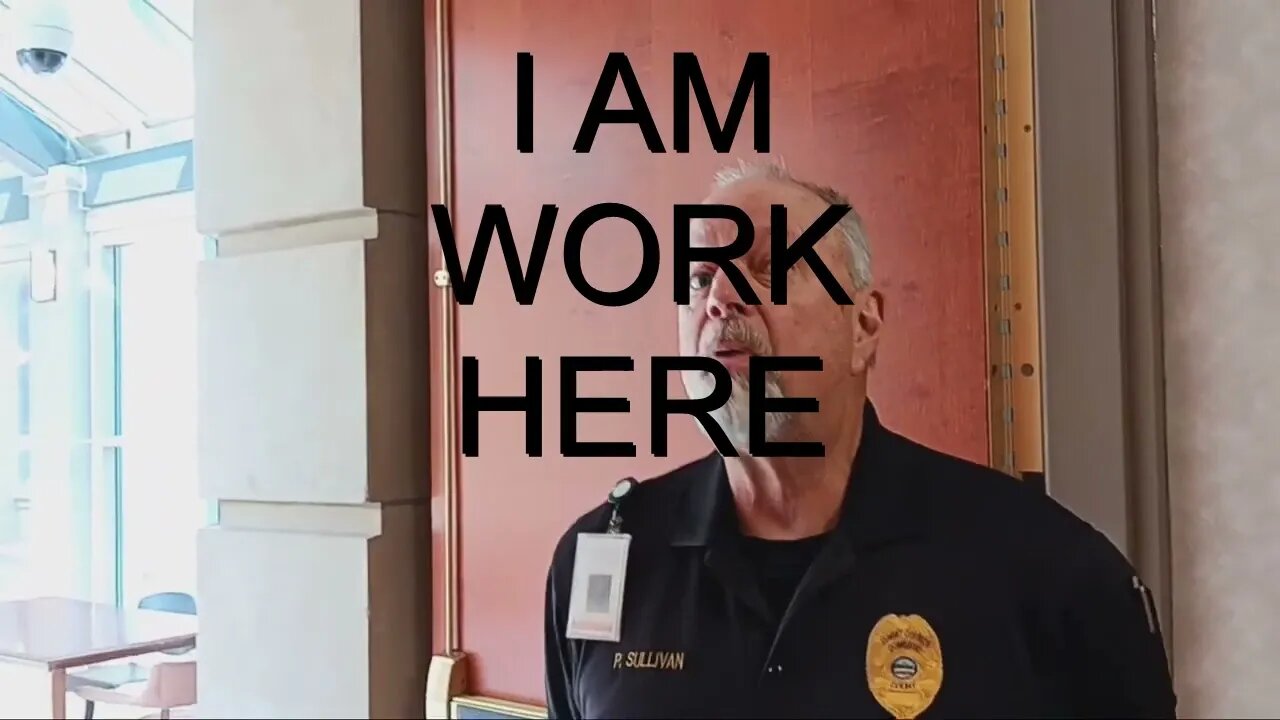 I am work here : bailiff loses it : possible Intro or Outro for my videos