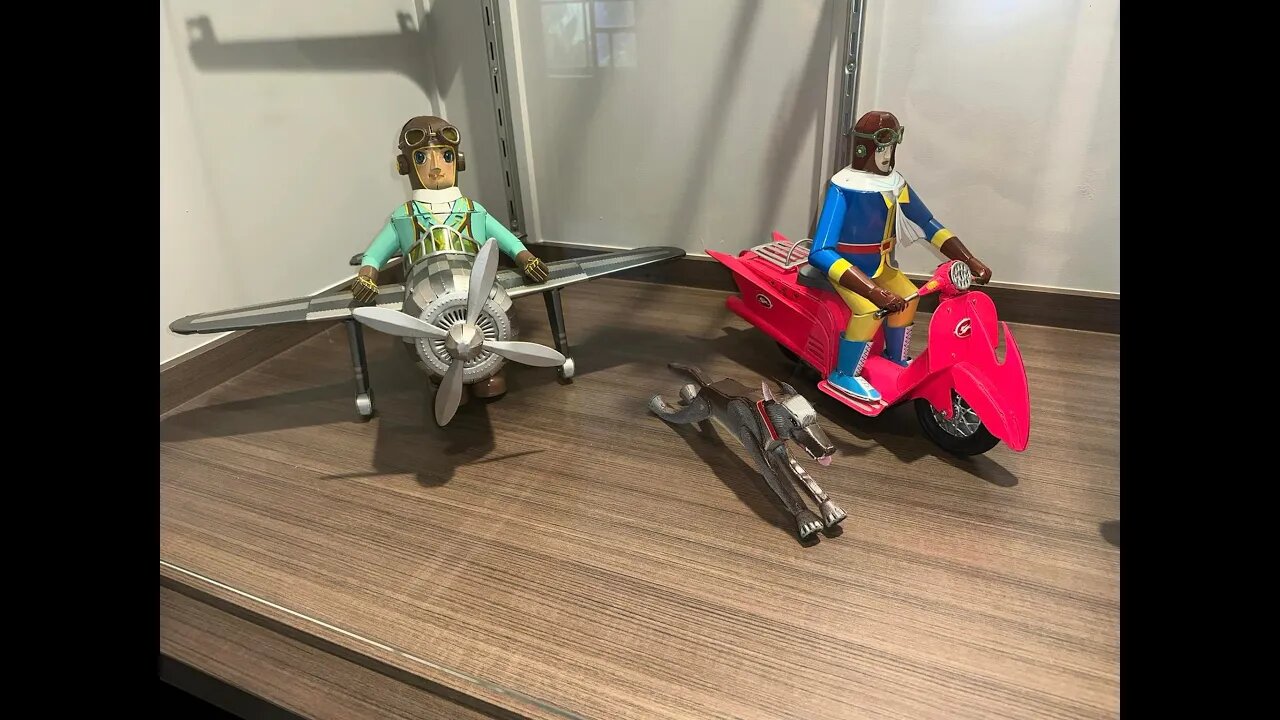 Yamashita Art Custom Shonen Jet Scooter (Old Manga) with 🐶 1 of a kind!