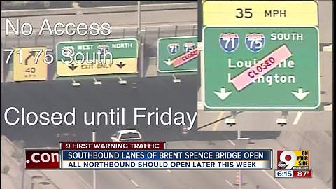 Brent Spence construction is almost over