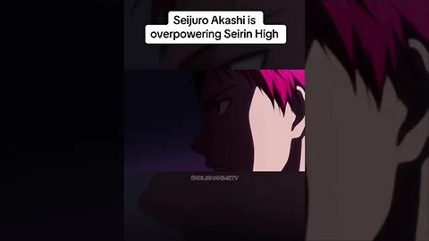 Seijuro Akashi is overpowering Seirin High 🥶 #anime #kurokonobasket #fyp