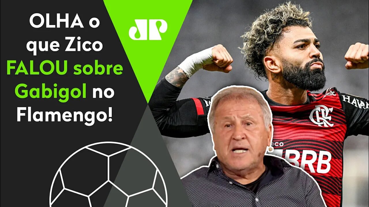 "NÃO! Cara, NÃO É NENHUM ABSURDO dizer que o Gabigol..." OLHA o que Zico FALOU sobre o Flamengo!