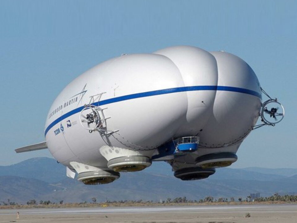 Hybrid Airship No Roads, No Problem