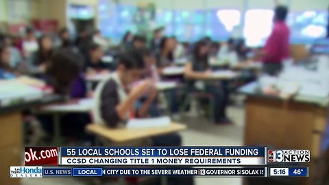 55 CCSD schools to lose federal funding