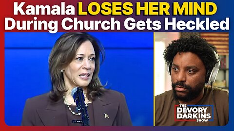 Kamala LOSES HER MIND Gets HECKLED during Church Speech