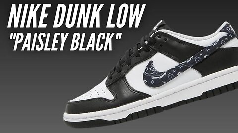 Nike Dunk Low Paisley Black Unboxing