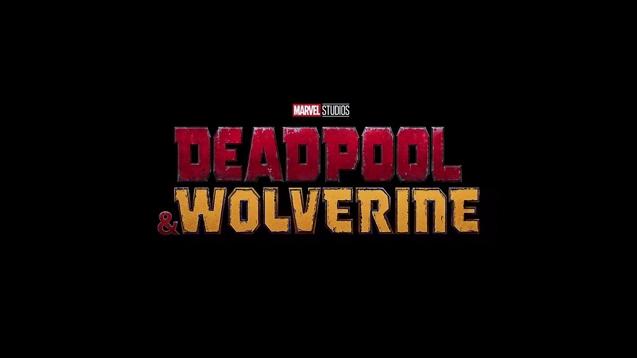 Disney Marvel studios Deadpool 3 and the wolverine Official logo