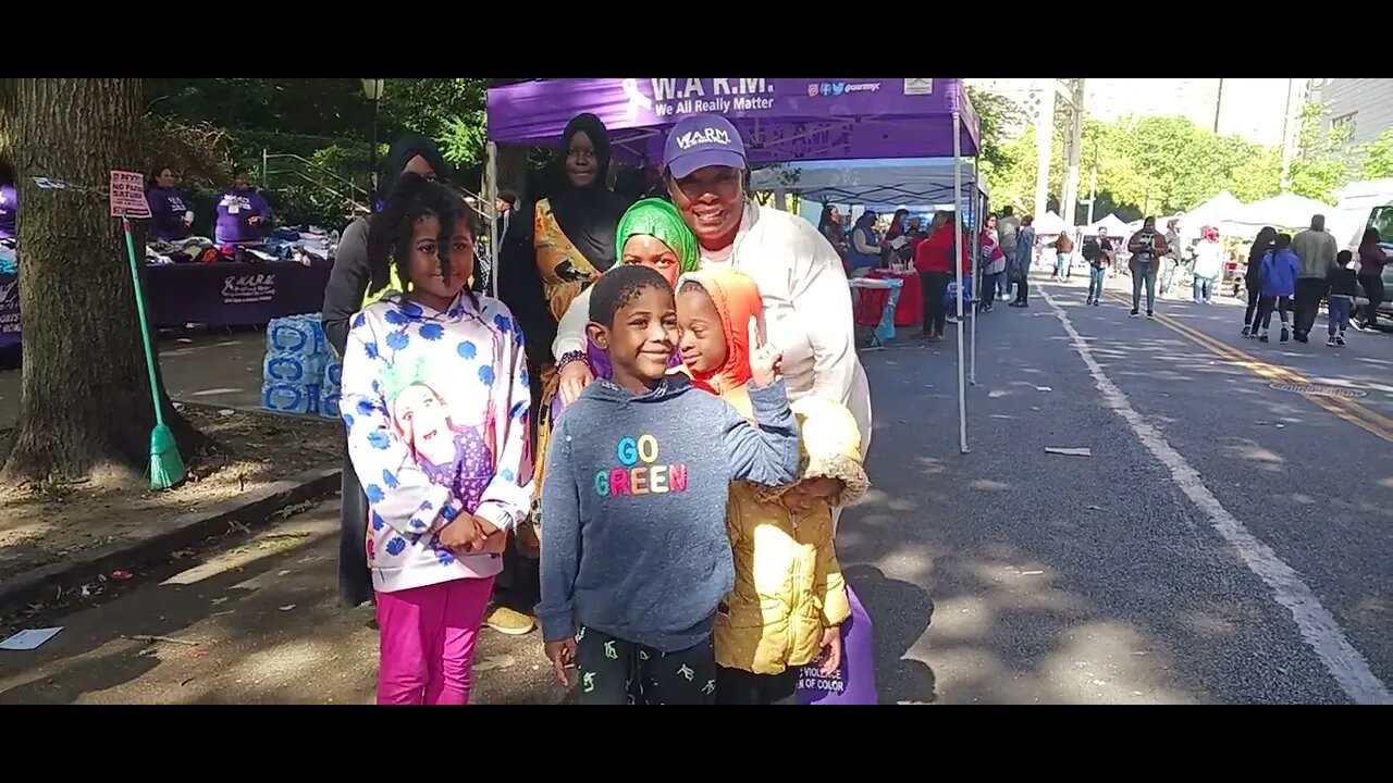 The Love on The block event on Bradhurst and 154th st-155th Street 10/8/2022 hosted by @warm_nyc