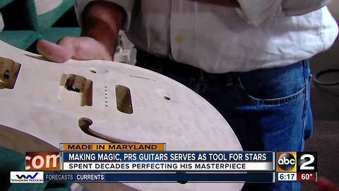 Making magic, a PRS guitar is the tool of the stars