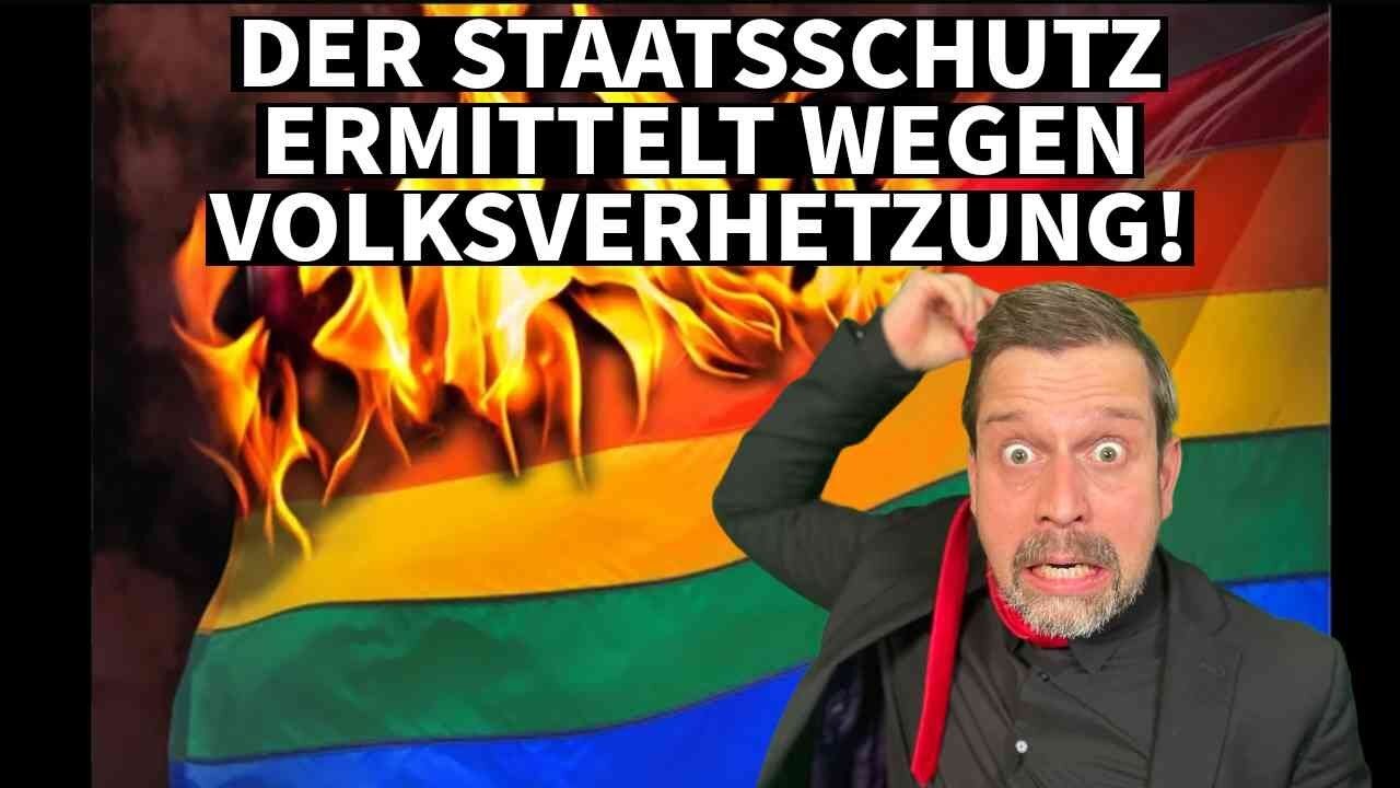🏳️🌈 DER STAATSSCHUTZ ERMITTELT WEGEN VOLKSVERHETZUNG‼️@Björn Banane🙈