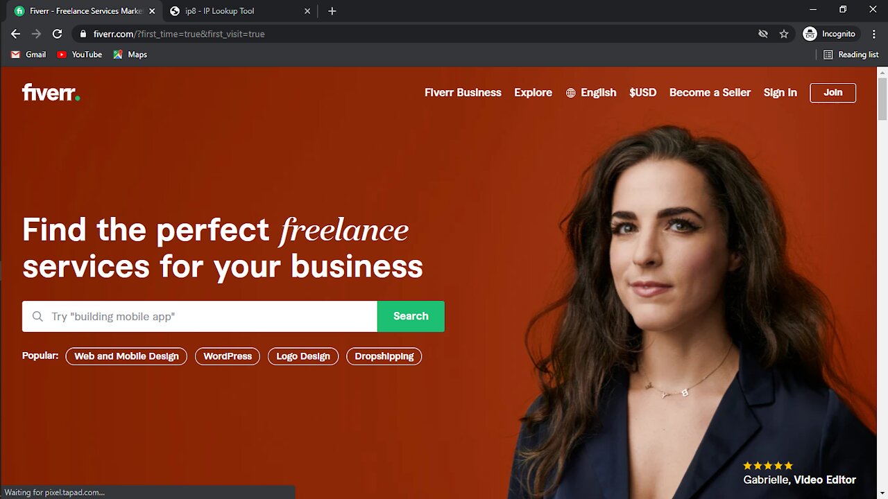 create a fiverr account and hire freelancer with a low cost