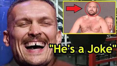 Usyk Laughing at Tyson Fury!😂 SCARY TRAINING FOOTAGE 2024 (Joe Rogan gives his opinion)