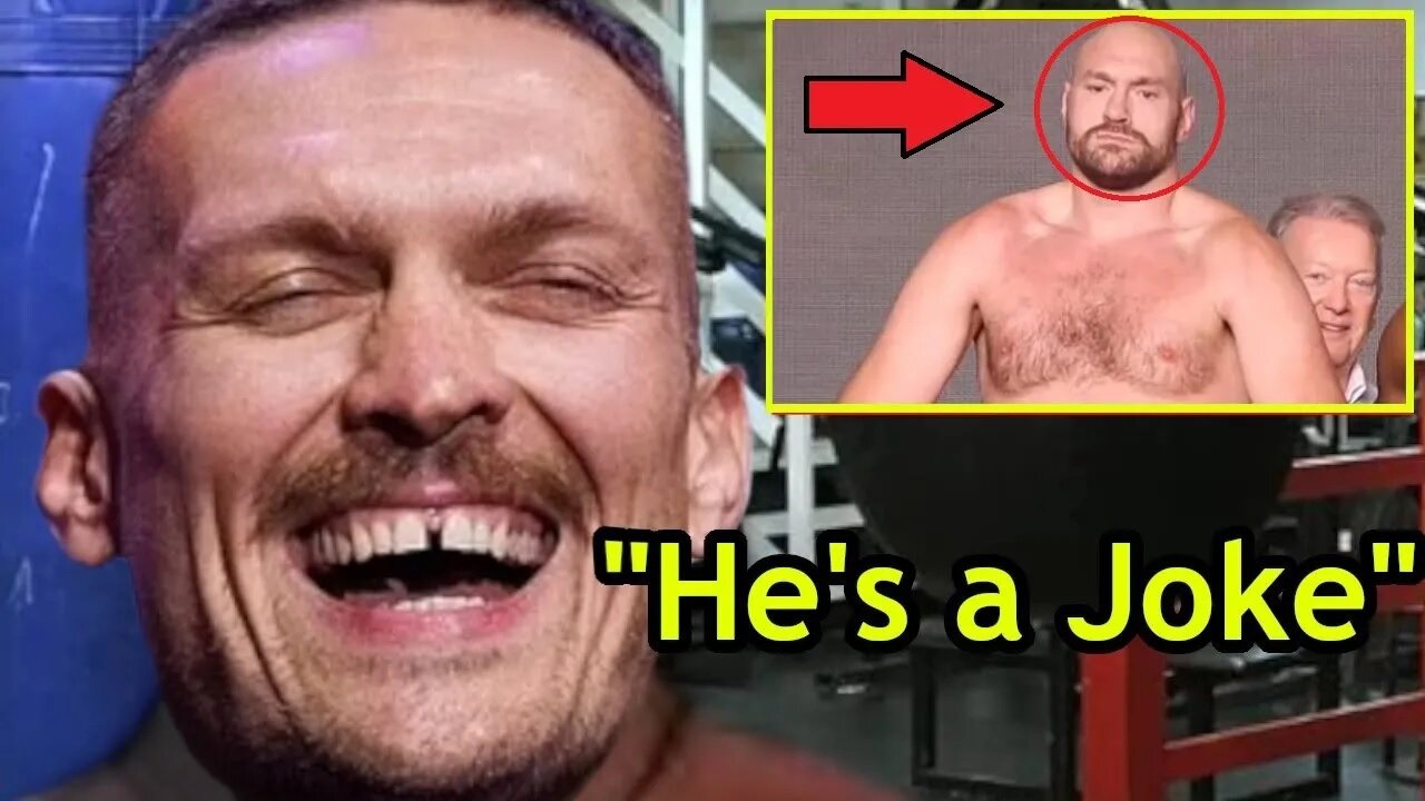 Usyk Laughing at Tyson Fury!😂 SCARY TRAINING FOOTAGE 2024 (Joe Rogan gives his opinion)