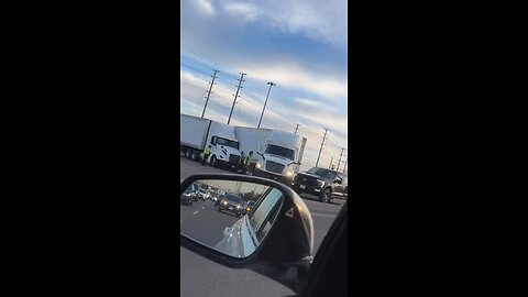 Reckless Turn By Truck Driver