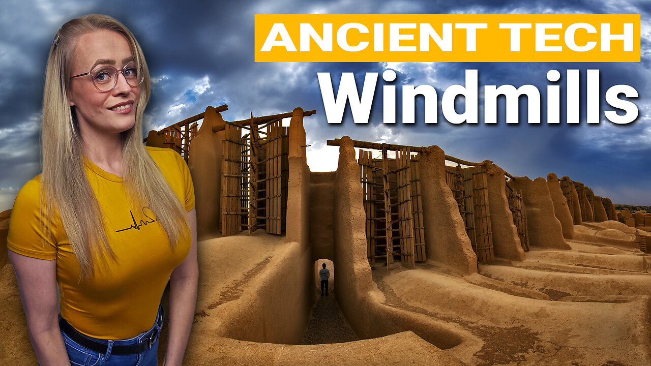 Ancient Wind Energy Technology! Windmills at Nashtifan, Iran