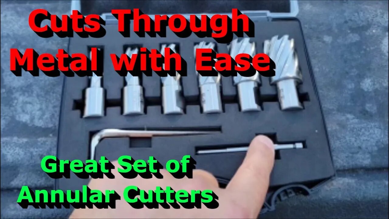 Cuts Through Metal with Ease - Great Set of Annular Cutters