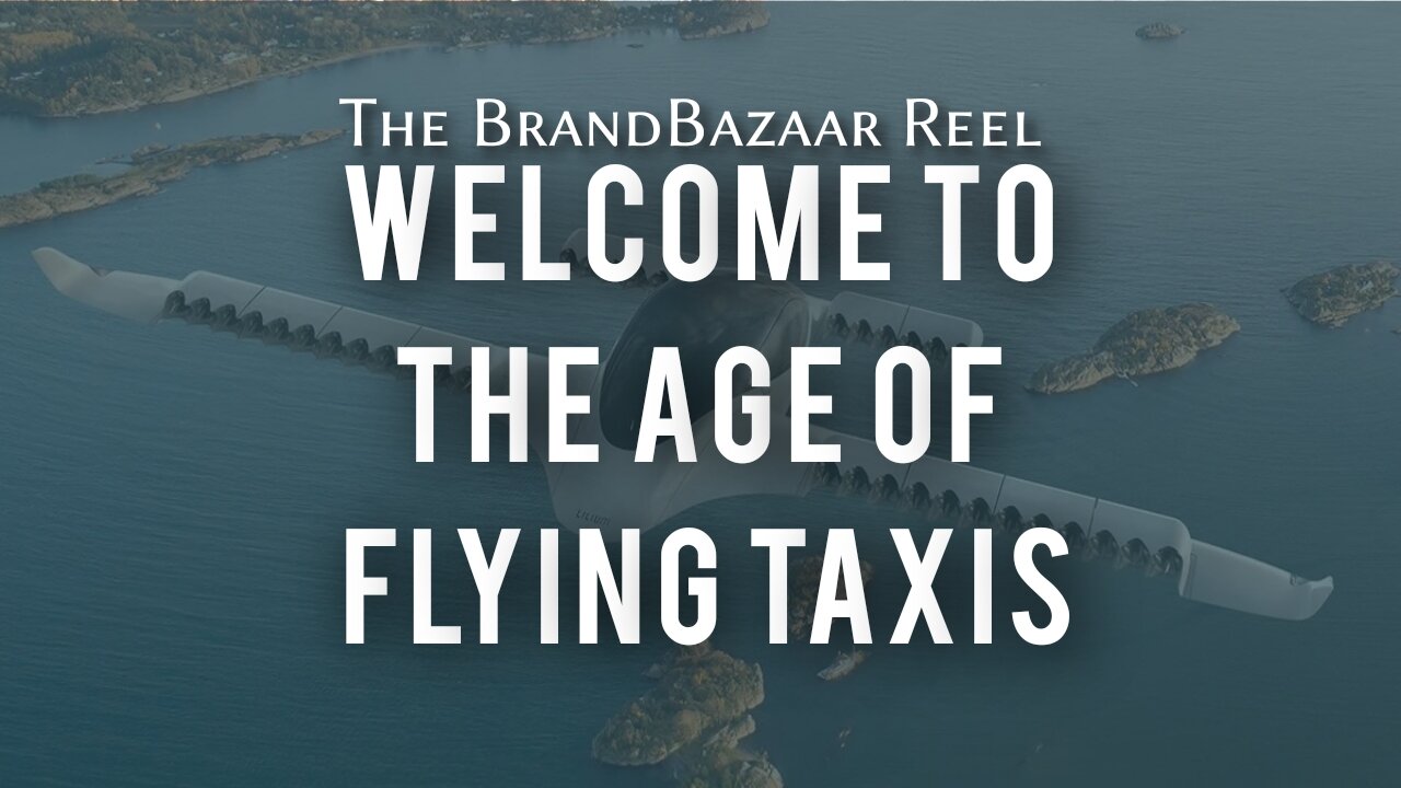 WELCOME TO THE AGE OF FLYING TAXIS