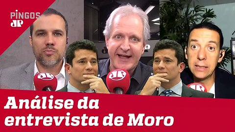 Felipe, Augusto e Zé comentam entrevista com Moro