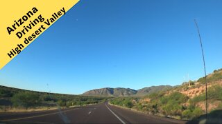 Arizona Driving from Roosevelt Lake to the town of Sunflower