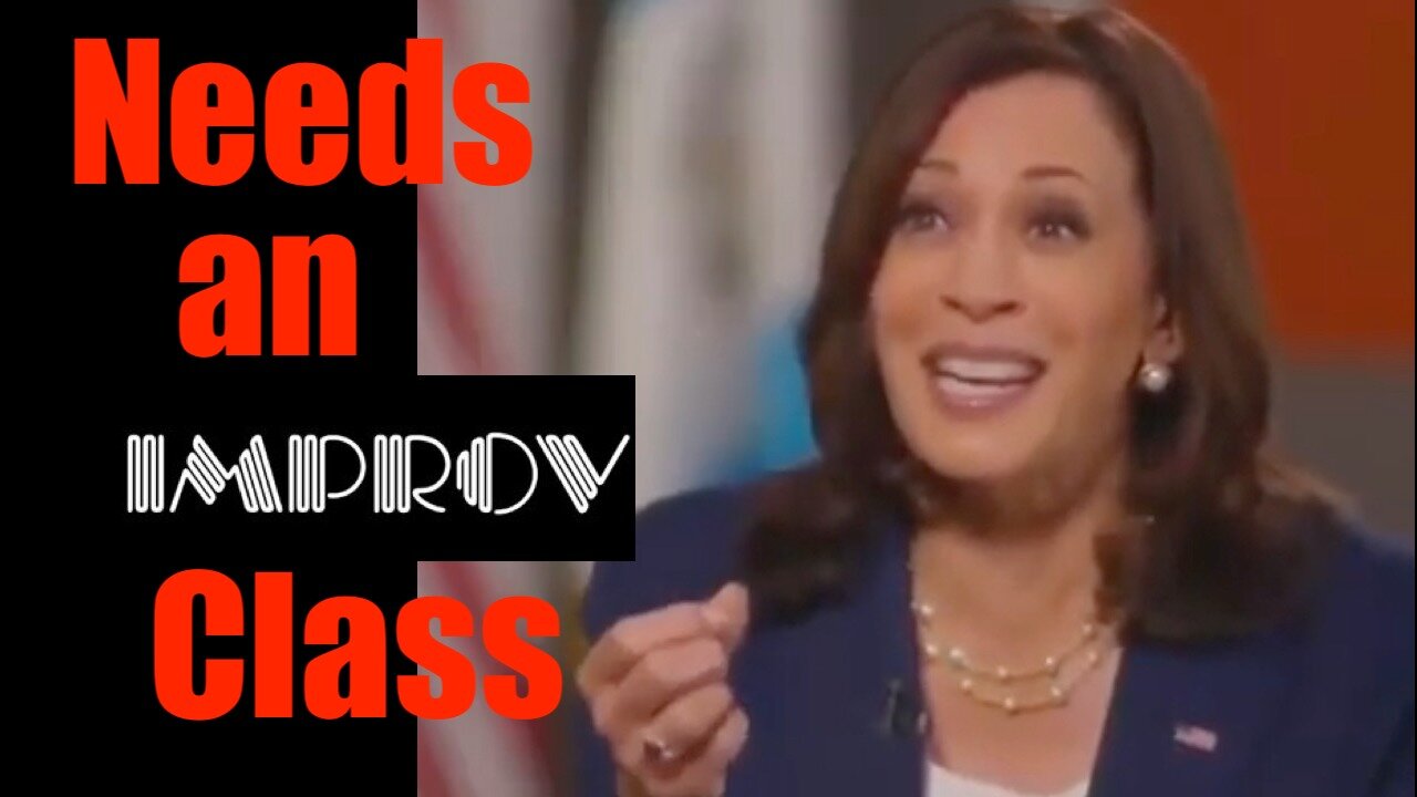Affirmative Action Hire - Kamala Harris, Fingers Wags "Charlamagne tha God" ; Take an Improv Class