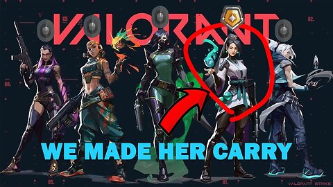 WE MADE A GOLD 3 CARRY US.......SHE DIDNT
