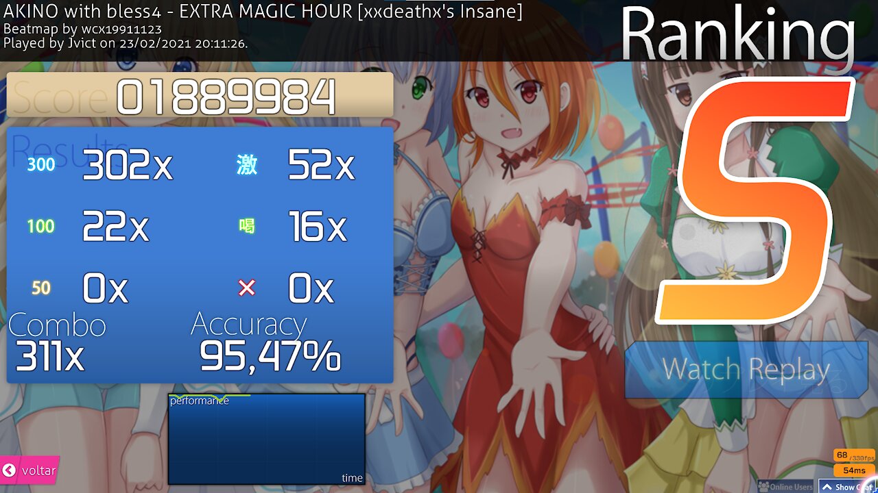 Osu! EXTRA MAGIC HOUR [xxdeath's insane]