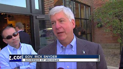 Gov. Snyder, Ontario Premier meet to discuss Detroit comeback