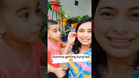 Surprising Mumma #babyshorts #mumma #flowers #gorakhpur #trendingaudio