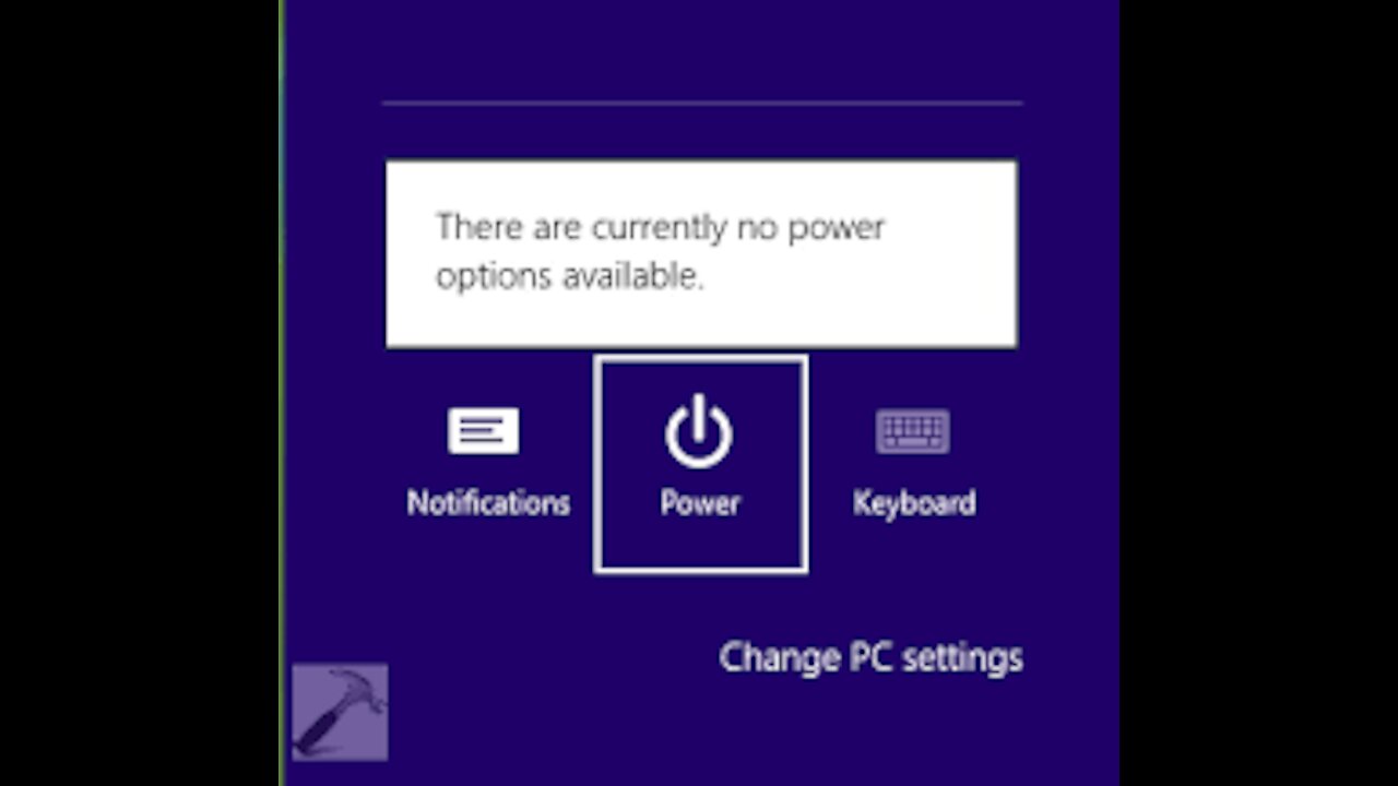 Fix "There are Currently no power options available" On Power Menu 🔥 || New Method 100% Work 🔥