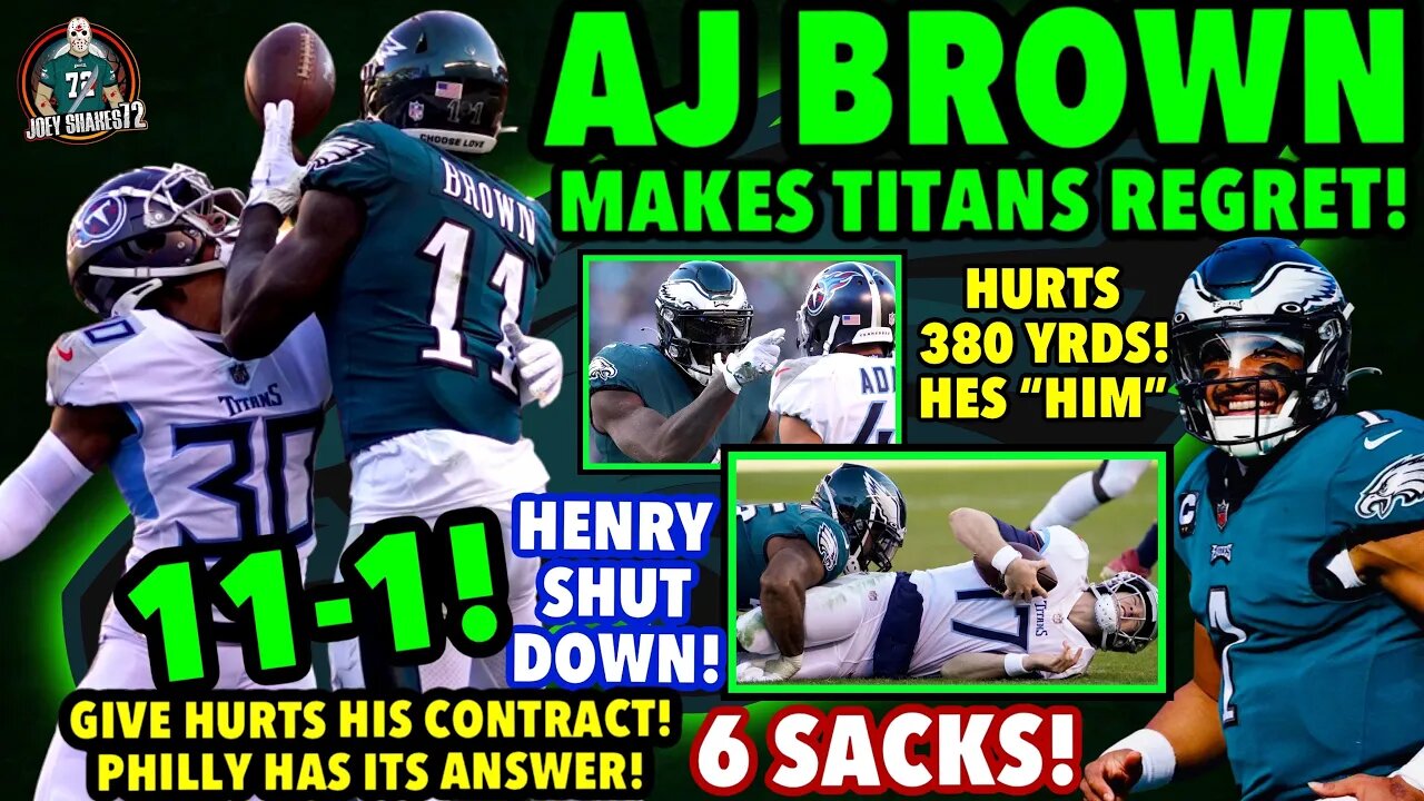 AJ BROWN GETS HIS REVENGE & DOMINATES! KING HENRY SHUT DOWN! HURTS RECORD BOOK! 35-10! COVEY!!!!