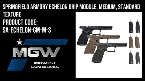 Springfield Armory Echelon Grip Module, Medium, Standard Texture - SA-ECHELON-GM-M-S