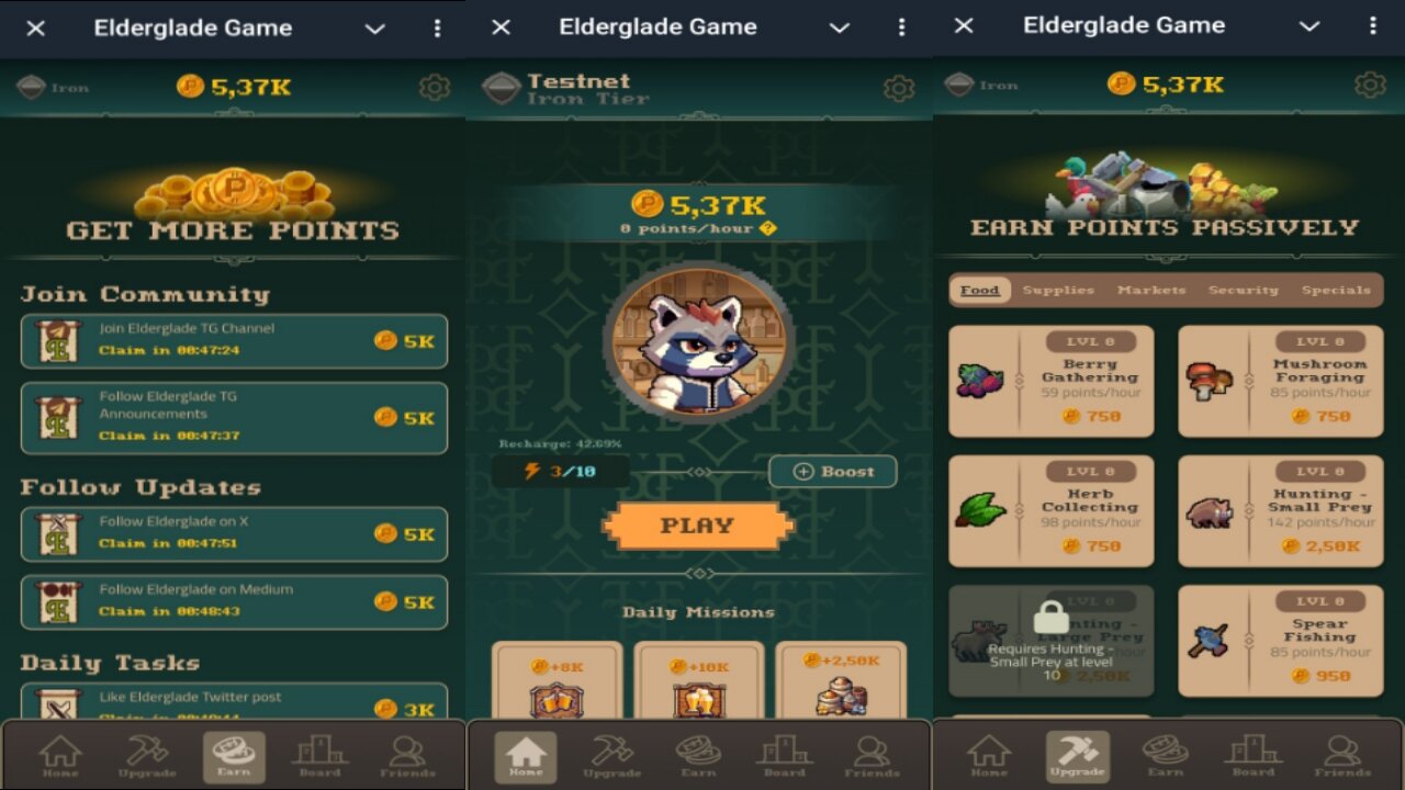 ElderGlade Airdrop | Play And Earn Now | Buy & Upgrade Cards To Make More Profit | Telegram Airdrop